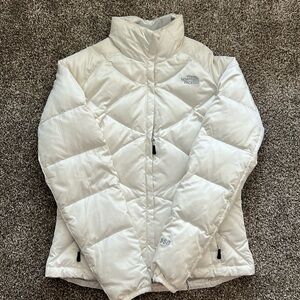 The North Face White Puffer Coat